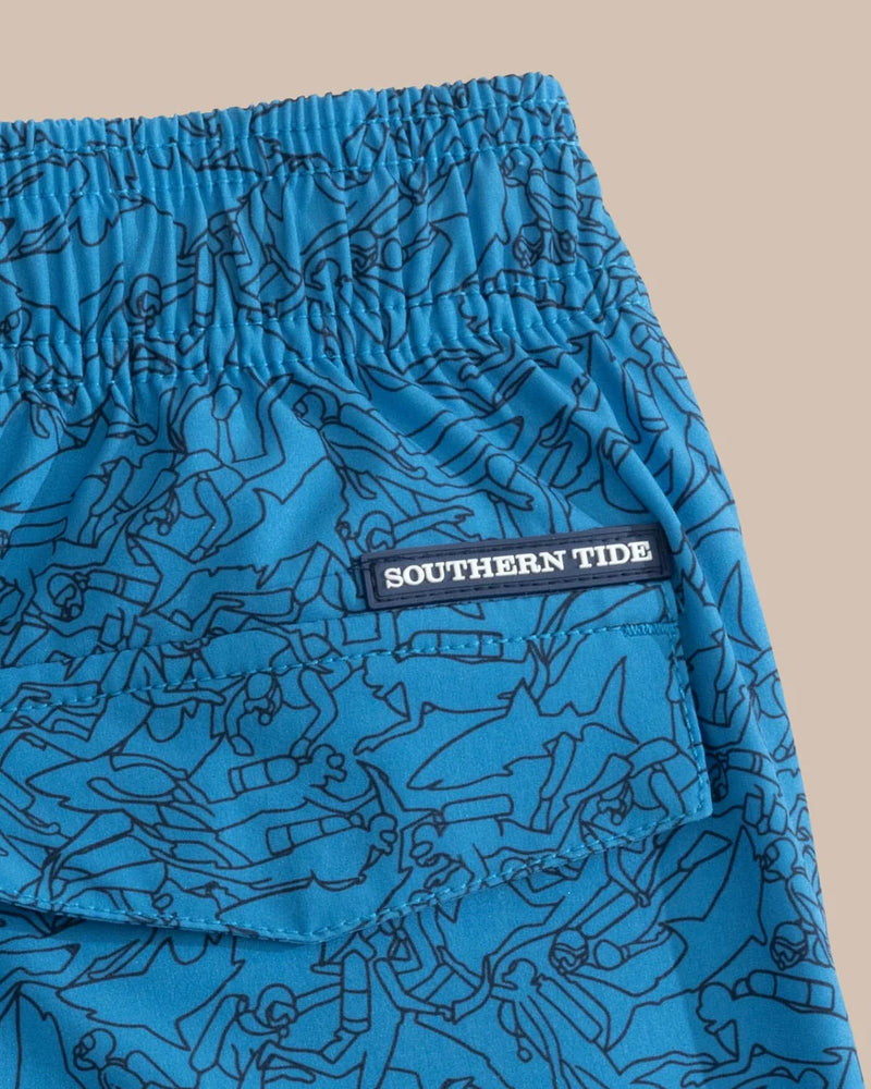 YOUTH DIVE IN SWIM TRUNK MEDITERRANEAN BLUE