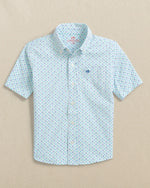 BOYS IC ANCHORS AWAY SPORTSHIRT DAZZLING BLUE