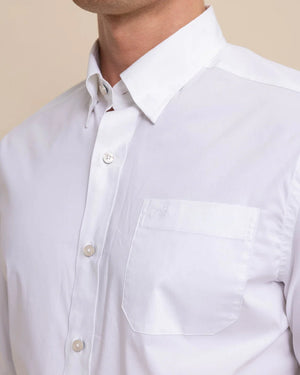 CHARLESTON OVERBROOK SPORT SHIRT WHITE