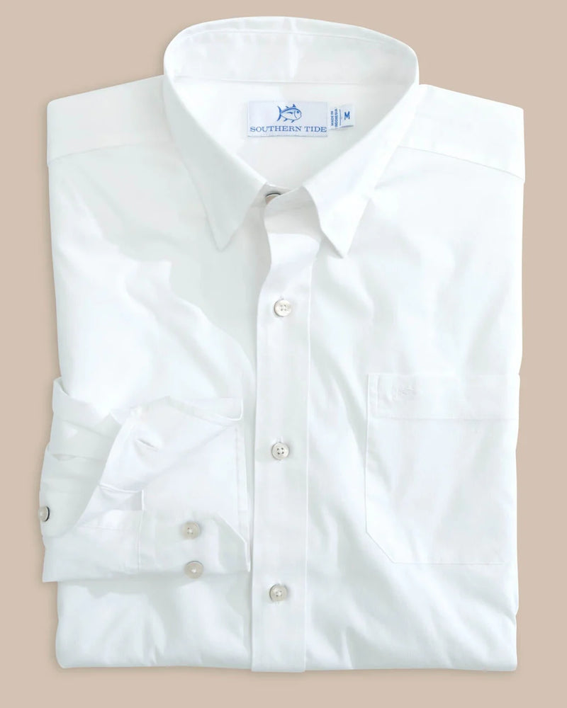 CHARLESTON OVERBROOK SPORT SHIRT WHITE