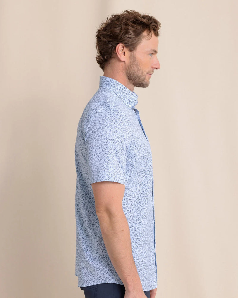 M SS IGUANA GLEE SPORTSHIRT CERULEAN