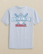 BOYS SHORT SLEEVE PERFORMANCE TEE SLATE GREY BASEBALL DIAMOND