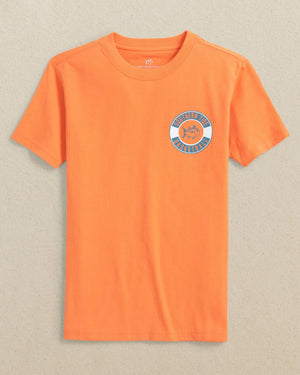 BOYS SHORT SLEEVE COURTSIDE TEE PEACH PARFAIT