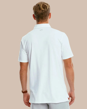 RYDER SHORT SLEEVE PERFORMANCE POLO SHIRT CLASSIC WHITE