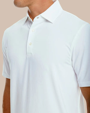 RYDER SHORT SLEEVE PERFORMANCE POLO SHIRT CLASSIC WHITE