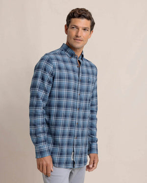 STILLWATER PLAID SEA BLUE