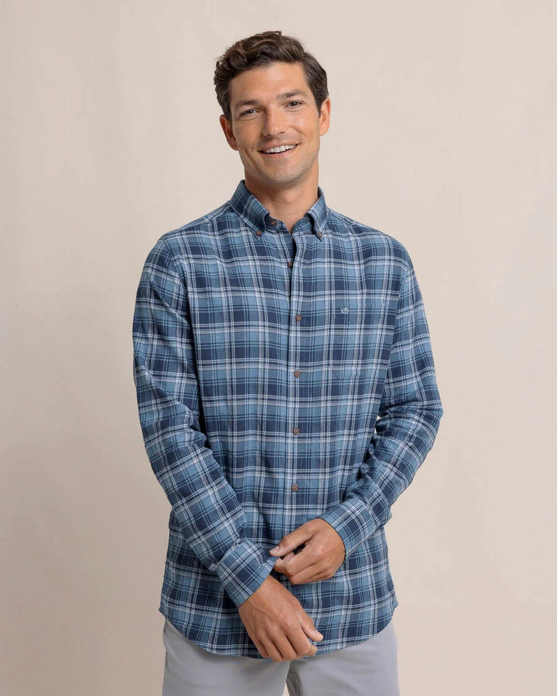 STILLWATER PLAID SEA BLUE